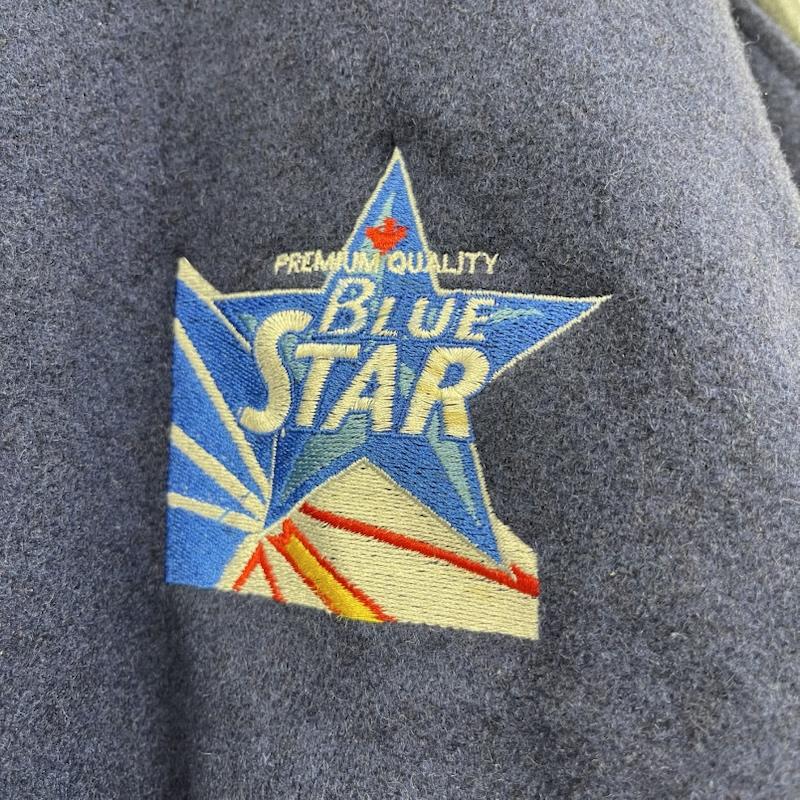 古着 USED ジャケット、上着 ジャンパー、ブルゾン Totem Sportswear Blue Star ロゴ 刺繍 スタジャン 青 / ブルー / blue メンズ USED 古着 中古 50156128