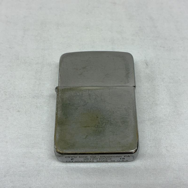古着 USED ファッション小物 喫煙グッズ ZIPPO ジッポ 18年 USA製 オイル ライター 動作未確認 箱付き - 銀 / シルバー / silver color メンズ USED 古着 中古 50156130