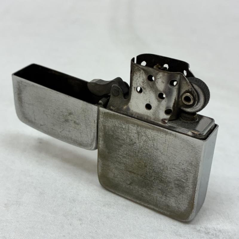 古着 USED ファッション小物 喫煙グッズ ZIPPO ジッポ 18年 USA製 オイル ライター 動作未確認 箱付き - 銀 / シルバー / silver color メンズ USED 古着 中古 50156130