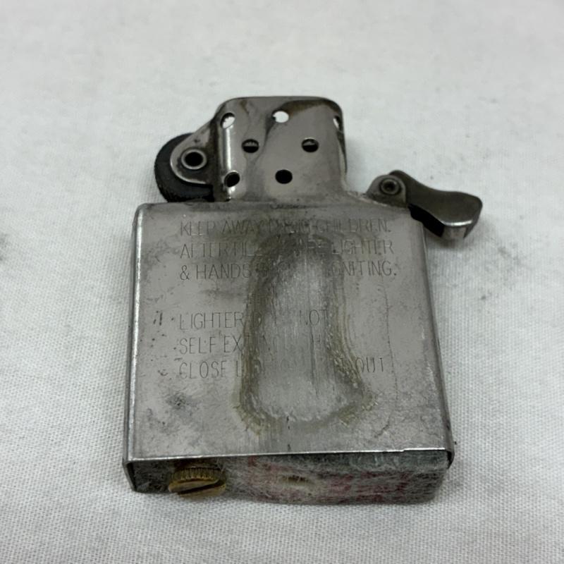 古着 USED ファッション小物 喫煙グッズ ZIPPO ジッポ 18年 USA製 オイル ライター 動作未確認 箱付き - 銀 / シルバー / silver color メンズ USED 古着 中古 50156130