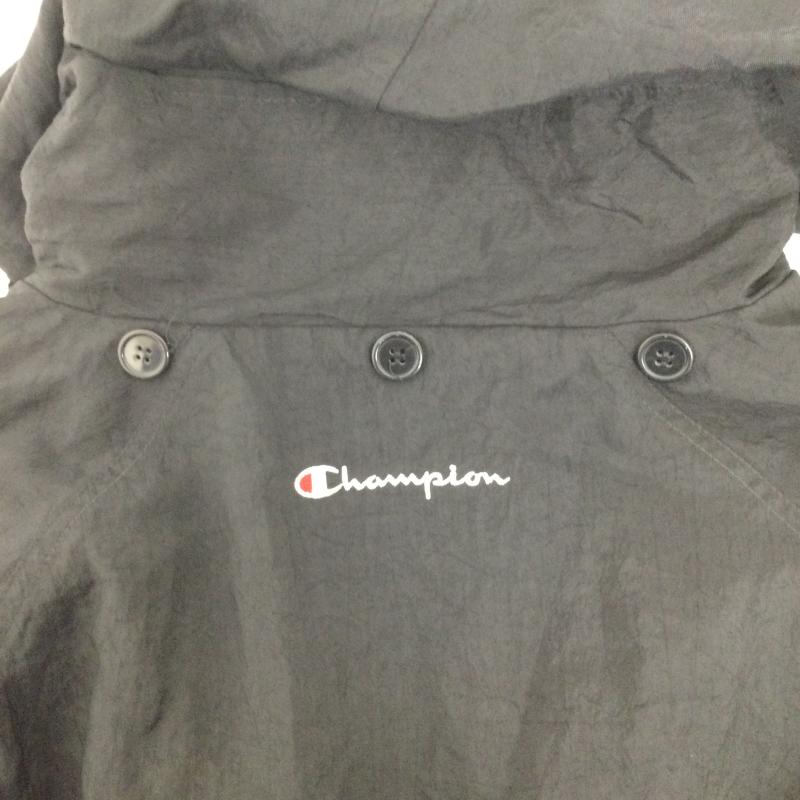 チャンピオン Champion ジャケット、上着 ジャンパー、ブルゾン Champion チャンピオン ナイロンジャケット　台湾製　R.O.C XL 無地 黒 / ブラック / black メンズ USED 古着 中古 50156131