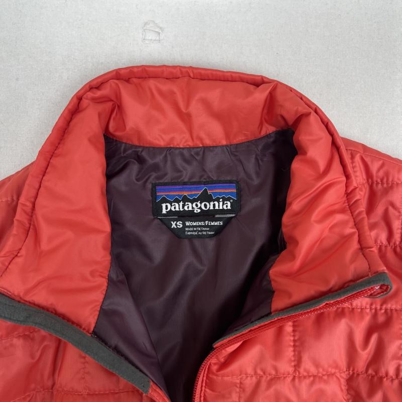 パタゴニア patagonia ジャケット、上着 ダウンジャケット ナノパフ ジップ アップ ダウン ライト ジャケット 84216Fa13 XS 赤 / レッド / red レディース USED 古着 中古 50156132