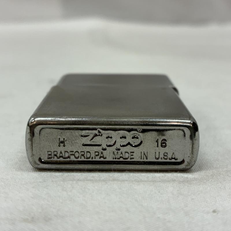 古着 USED ファッション小物 喫煙グッズ ZIPPO ジッポ 16年 USA製 オイル ライター 動作未確認 箱付き - 銀 / シルバー / silver color メンズ USED 古着 中古 50156134