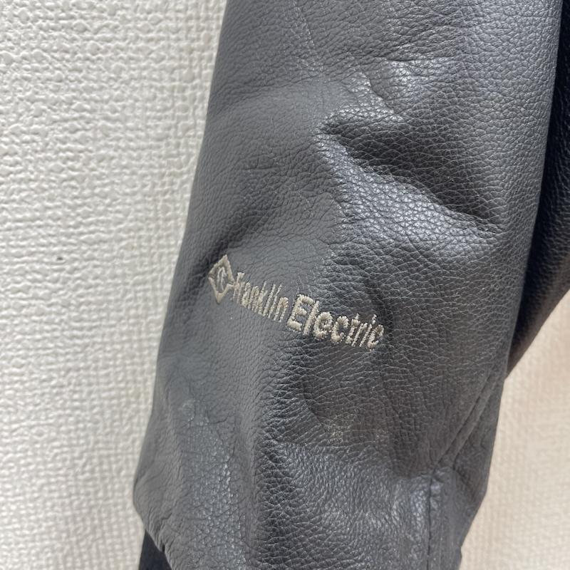 古着 USED ジャケット、上着 ジャンパー、ブルゾン NEWZLANDER RED JACKET Water Products 刺繍 スタジャン XL 黒 / ブラック / black メンズ USED 古着 中古 50156135