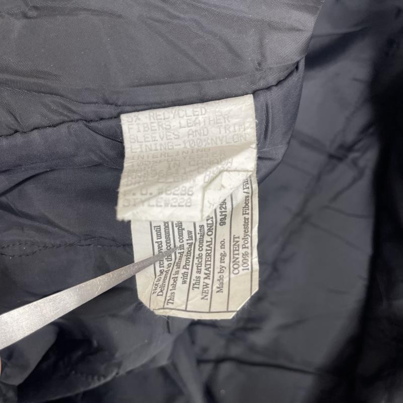 古着 USED ジャケット、上着 ジャンパー、ブルゾン Canada Sportswear PJ. DALY 刺繍 スタジャン 黒 / ブラック / black メンズ USED 古着 中古 50156138
