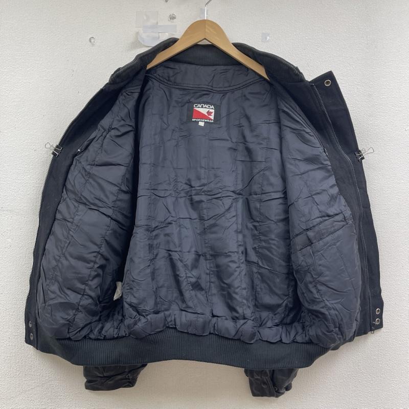 古着 USED ジャケット、上着 ジャンパー、ブルゾン Canada Sportswear PJ. DALY 刺繍 スタジャン 黒 / ブラック / black メンズ USED 古着 中古 50156138