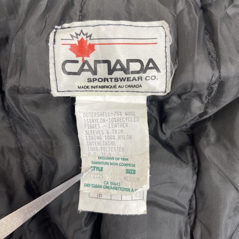 古着 USED ジャケット、上着 ジャンパー、ブルゾン CANADA SPORTSWEAR Cemmer 刺繍 スタジアム ジャケット M 紺 / ネイビー / navy メンズ USED 古着 中古 50156140