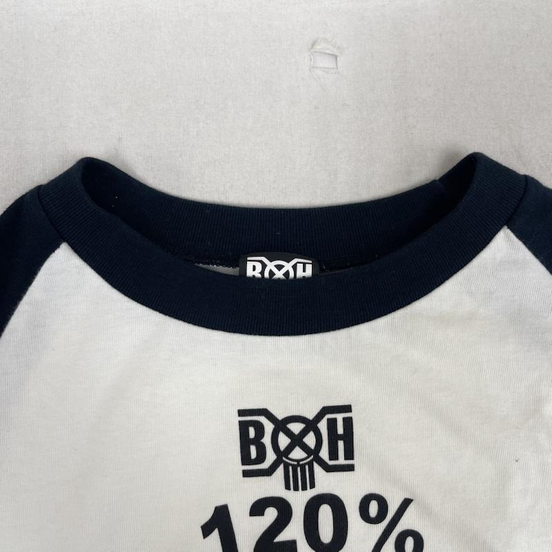 バウンティーハンター BOUNTY HUNTER Tシャツ 七分袖 BxH D-BEAT SKULL 3/4 Raglan Tee ラグラン Tシャツ M 黒 / ブラック / black メンズ USED 古着 中古 50156144