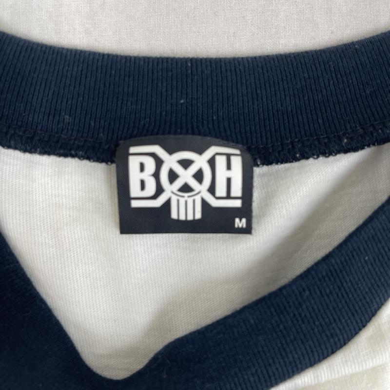 バウンティーハンター BOUNTY HUNTER Tシャツ 七分袖 BxH D-BEAT SKULL 3/4 Raglan Tee ラグラン Tシャツ M 黒 / ブラック / black メンズ USED 古着 中古 50156144
