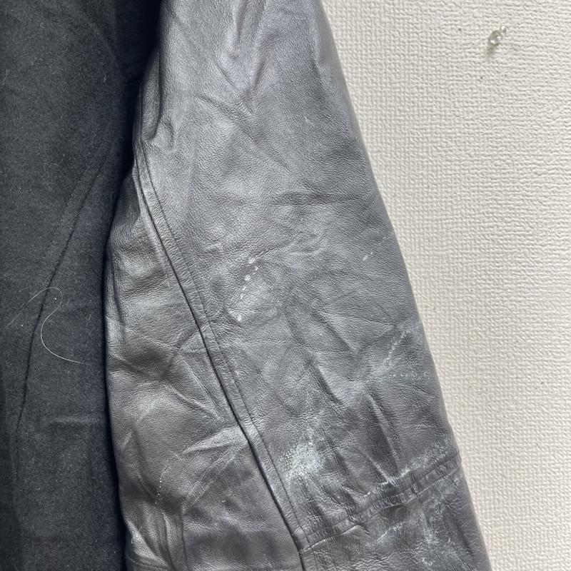 古着 USED ジャケット、上着 ジャンパー、ブルゾン JB s Wear 刺繍 切り替え レザー スタジアム ジャンパー XL 黒 / ブラック / black メンズ USED 古着 中古 50156145