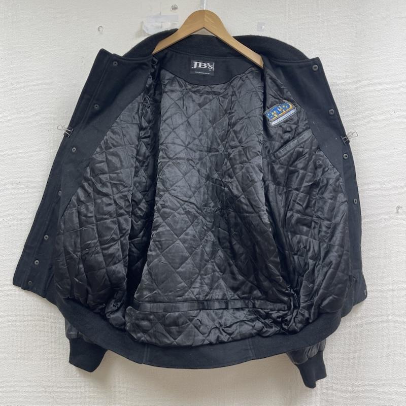 古着 USED ジャケット、上着 ジャンパー、ブルゾン JB s Wear 刺繍 切り替え レザー スタジアム ジャンパー XL 黒 / ブラック / black メンズ USED 古着 中古 50156145