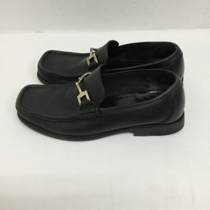 グッチ GUCCI 革靴 革靴 ドレスシューズ 110 0254 ビットローファー スクエア 25.0cm 黒 / ブラック / black メンズ USED 古着 中古 50156146