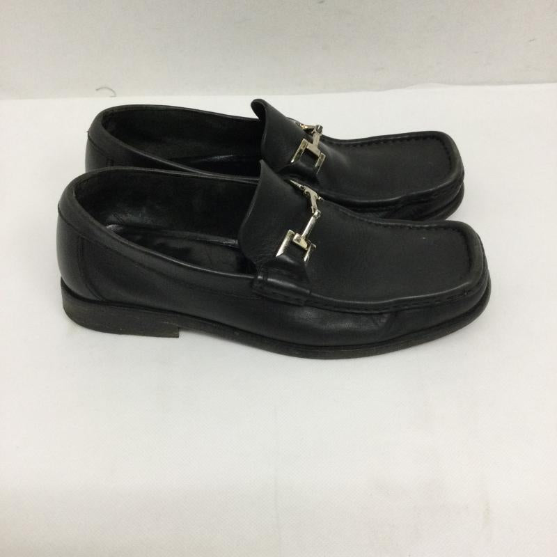 グッチ GUCCI 革靴 革靴 ドレスシューズ 110 0254 ビットローファー スクエア 25.0cm 黒 / ブラック / black メンズ USED 古着 中古 50156146