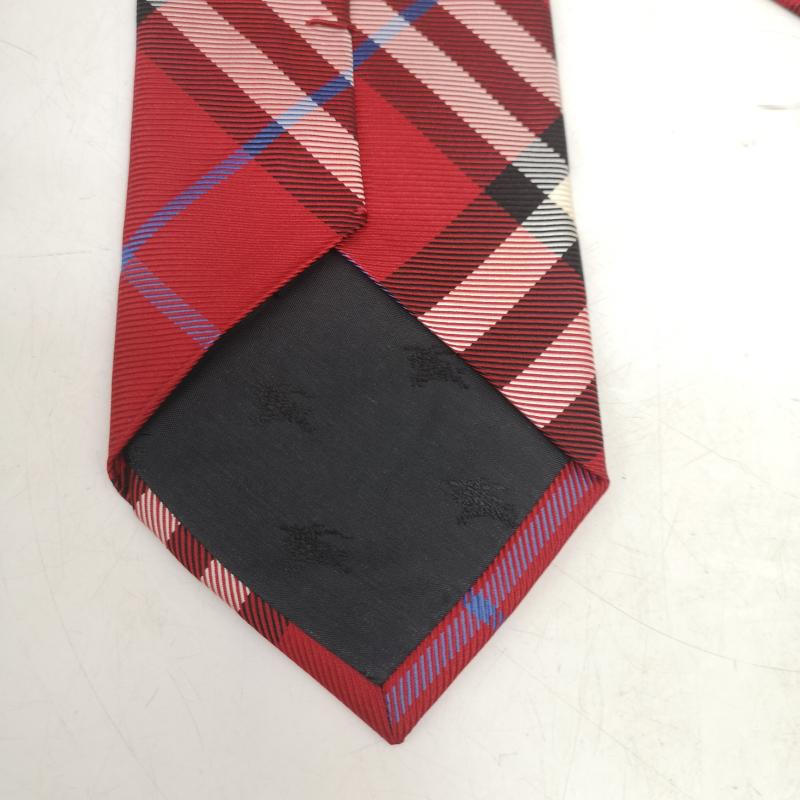 バーバリーブラックレーベル BURBERRY BLACK LABEL ネクタイ ネクタイ ノバチェック ネクタイ - 赤 / レッド / red メンズ USED 古着 中古 50156160