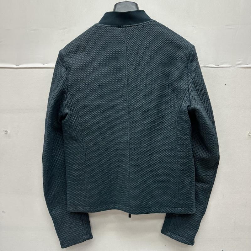 エンポリオアルマーニ EMPORIO ARMANI ジャケット、上着 レザージャケット エンボス マイクロ ステッチ レザー ジャケット T1R07P 48 緑 / グリーン / green メンズ USED 古着 中古 50156169
