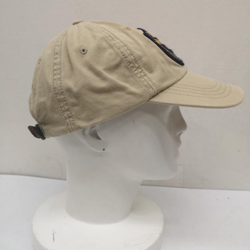 ポロバイラルフローレン Polo by RALPH LAUREN 帽子 キャップ 00s エンブレム アップリケ パッチ ベースボール キャップ - カーキ / カーキ / khaki メンズ USED 古着 中古 50156170