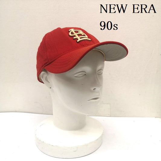 ニューエラ NEW ERA 帽子 キャップ 90s セントルイス カージナルス ウール キャップ usa製 7 1/2 - 赤 / レッド / red メンズ USED 古着 中古 50156173