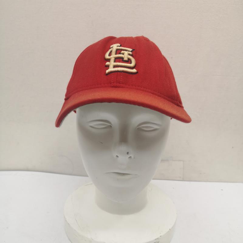 ニューエラ NEW ERA 帽子 キャップ 90s セントルイス カージナルス ウール キャップ usa製 7 1/2 - 赤 / レッド / red メンズ USED 古着 中古 50156173