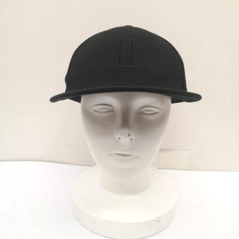ロンハーマン RonHerman 帽子 キャップ NEW ERA コラボ R 刺繍 キャップ - 黒 / ブラック / black メンズ USED 古着 中古 50156174