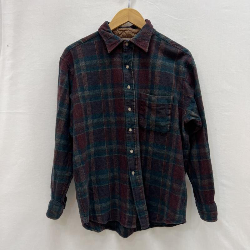 ペンドルトン PENDLETON シャツ、ブラウス 長袖 USA製 チェック ウール シャツ XL メンズ USED 古着 中古 50156175