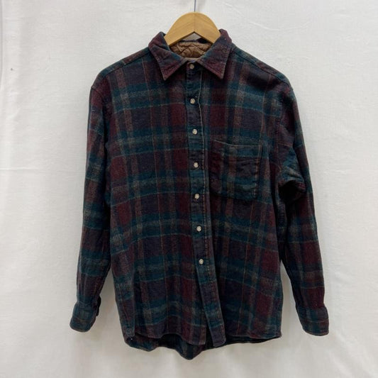 ペンドルトン PENDLETON シャツ、ブラウス 長袖 USA製 チェック ウール シャツ XL メンズ USED 古着 中古 50156175