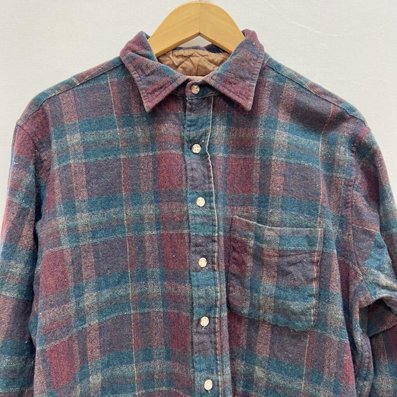 ペンドルトン PENDLETON シャツ、ブラウス 長袖 USA製 チェック ウール シャツ XL メンズ USED 古着 中古 50156175