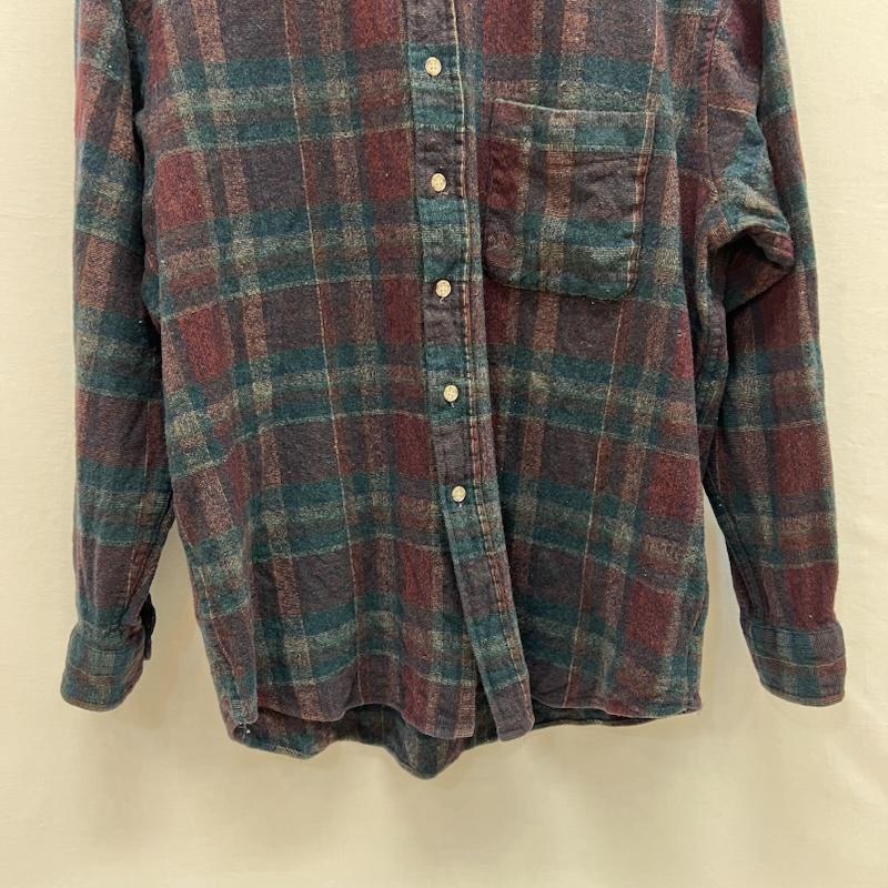 ペンドルトン PENDLETON シャツ、ブラウス 長袖 USA製 チェック ウール シャツ XL メンズ USED 古着 中古 50156175