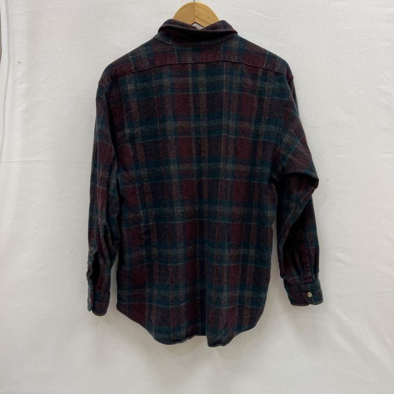 ペンドルトン PENDLETON シャツ、ブラウス 長袖 USA製 チェック ウール シャツ XL メンズ USED 古着 中古 50156175