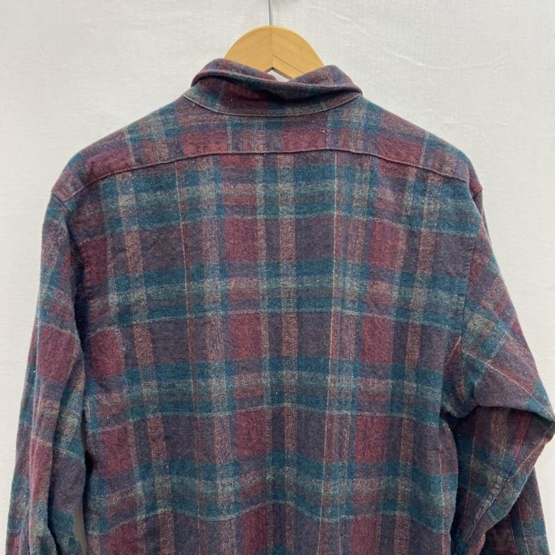ペンドルトン PENDLETON シャツ、ブラウス 長袖 USA製 チェック ウール シャツ XL メンズ USED 古着 中古 50156175