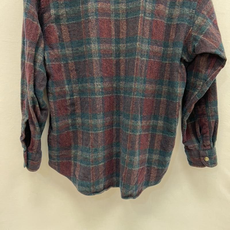 ペンドルトン PENDLETON シャツ、ブラウス 長袖 USA製 チェック ウール シャツ XL メンズ USED 古着 中古 50156175