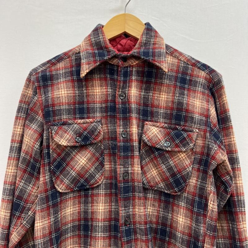 ペンドルトン PENDLETON シャツ、ブラウス 長袖 70s チェック ウール シャツ ヴィンテージ M メンズ USED 古着 中古 50156176