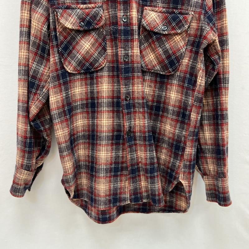 ペンドルトン PENDLETON シャツ、ブラウス 長袖 70s チェック ウール シャツ ヴィンテージ M メンズ USED 古着 中古 50156176