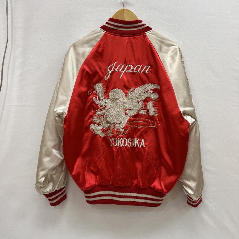 古着 USED ジャケット、上着 ジャンパー、ブルゾン FRESH BOX フレッシュボックス 龍 刺繍 スカジャン ロカビリー FREE 赤 / レッド / red メンズ USED 古着 中古 50156187