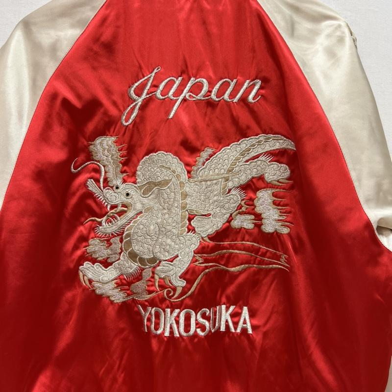 古着 USED ジャケット、上着 ジャンパー、ブルゾン FRESH BOX フレッシュボックス 龍 刺繍 スカジャン ロカビリー FREE 赤 / レッド / red メンズ USED 古着 中古 50156187
