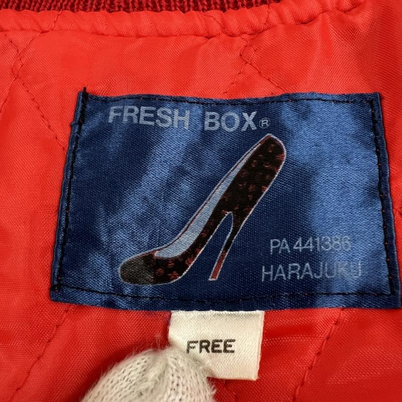古着 USED ジャケット、上着 ジャンパー、ブルゾン FRESH BOX フレッシュボックス 龍 刺繍 スカジャン ロカビリー FREE 赤 / レッド / red メンズ USED 古着 中古 50156187
