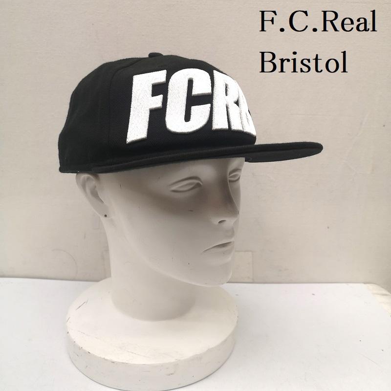 エフシーレアルブリストル F.C.Real Bristol 帽子 キャップ NIKE ビッグロゴ 刺繍 キャップ 789530-010 - 黒 / ブラック / black メンズ USED 古着 中古 50156188