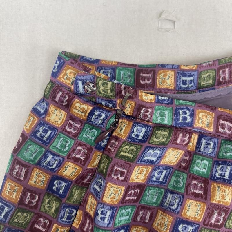 バーバリーロンドン Burberry London スカート ひざ丈スカート 総柄 ブロック チェック ロゴ スカート fxa58-029 紫 / パープル / purple レディース USED 古着 中古 50156210