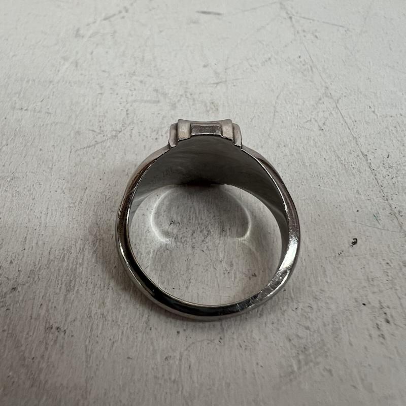オゾン ロックス OZONE ROCKS アクセサリー 指輪 JOSTEN 別注 カレッジリング 龍 般若 15号 - メンズ USED 古着 中古 50156211