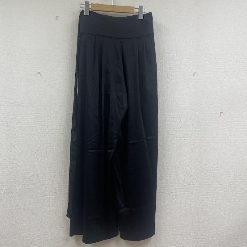 古着 USED スカート ロングスカート LEINWANDE タック ワイド パンツ スカート 黒 / ブラック / black レディース USED 古着 中古 50156212