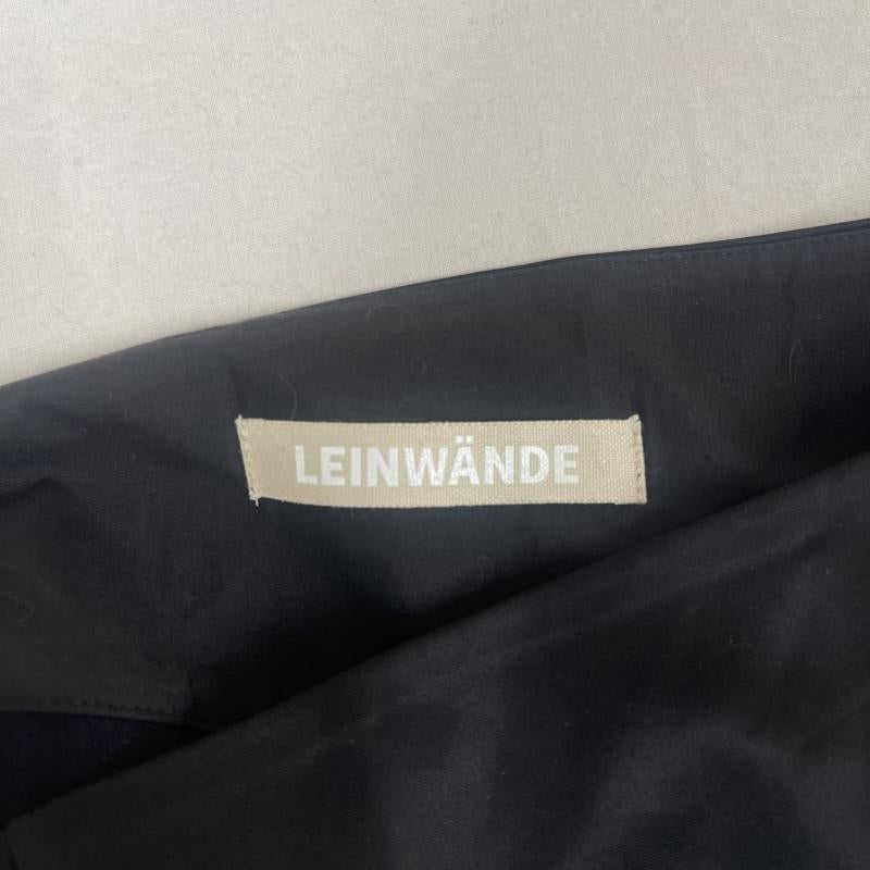 古着 USED スカート ロングスカート LEINWANDE タック ワイド パンツ スカート 黒 / ブラック / black レディース USED 古着 中古 50156212