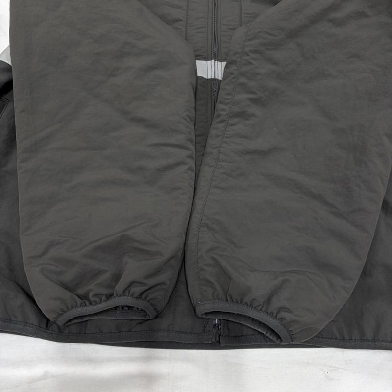 ブルコ BLUCO ジャケット、上着 ジャケット、ブレザー 25AW Hooded Reflector Jacket フーデッド リフレクター ジャケット ナイロン 裏ボア 157-31-047 ロゴ ダブルジップ L ワンポイント X ロゴ、文字 チャコールグレー / チャコールグレー / メンズ USED 古着 中古 50156238