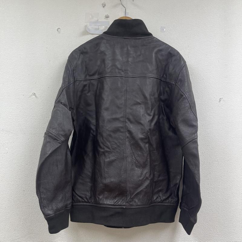 ウールリッチ WOOLRICH ジャケット、上着 レザージャケット レザー ジャケット ブルゾン 豚革 ブラウン 2w5-6731 L メンズ USED 古着 中古 50156251