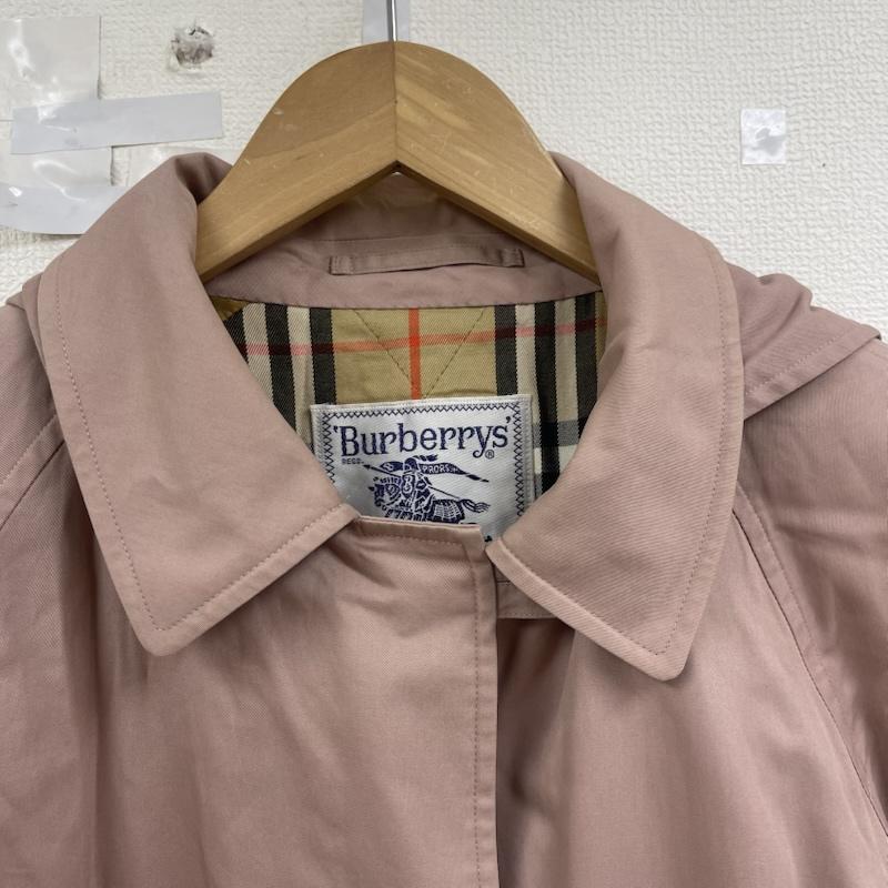 バーバリーズ BURBERRYS コート トレンチコート ステンカラー コート 裏地 ノバチェック ジャケット fdo93-918-12 桃 / ピンク / pink レディース USED 古着 中古 50156255