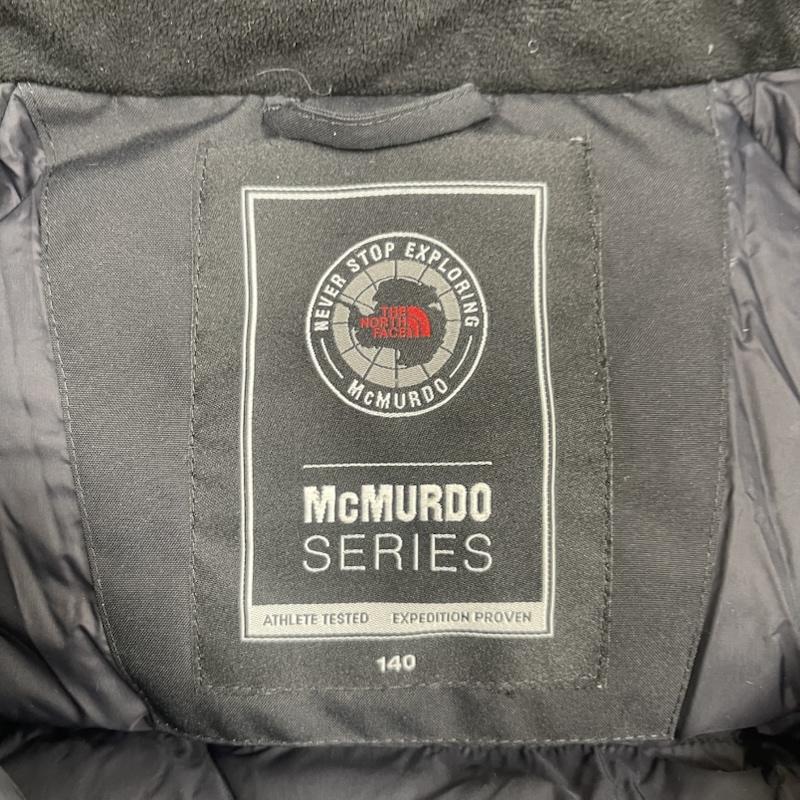 ザノースフェイス THE NORTH FACE ジャケット、上着 ダウンジャケット マクマード パーカー ダウン ジャケット キッズ 140cm 黒 / ブラック / black ボーイズ USED 古着 中古 50156262