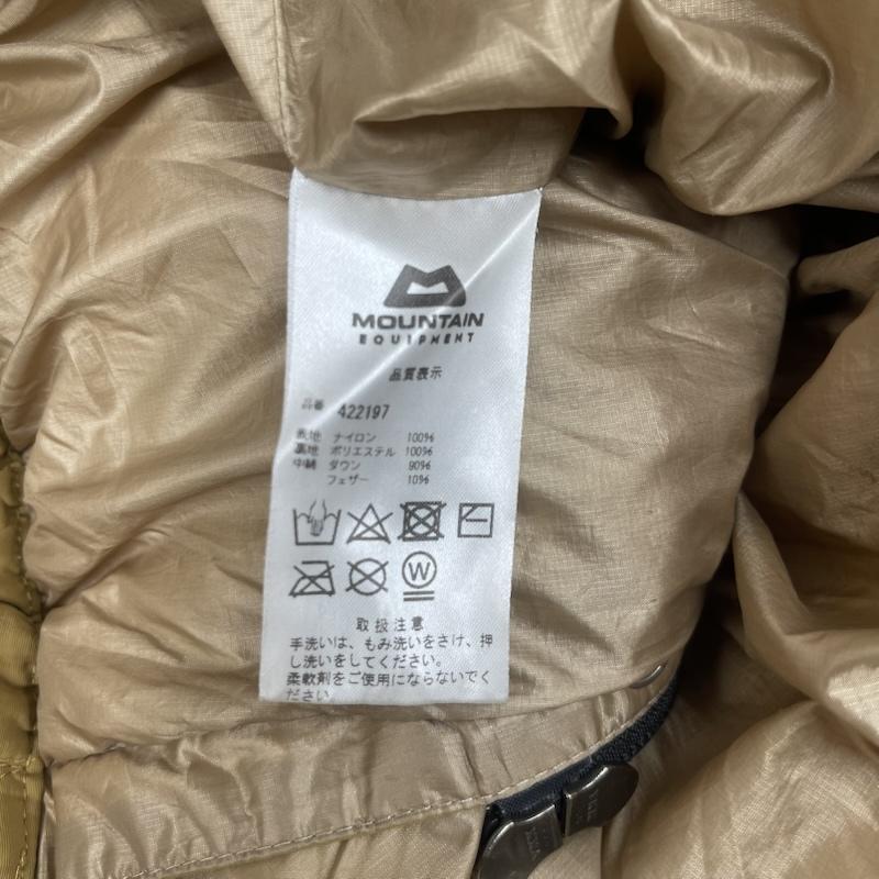 マウンテンイクイップメント MOUNTAIN EQUIPMENT ジャケット、上着 ダウンジャケット ロング ダウン ナイロン フード ジャケット 422197 S マスタード / マスタード / メンズ USED 古着 中古 50156263