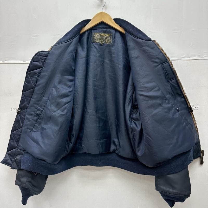 テッドマン TEDMAN ジャケット、上着 フライトジャケット MA-1 フライト ジャケット ワッペン 2067262 44 紺 / ネイビー / navy メンズ USED 古着 中古 50156274