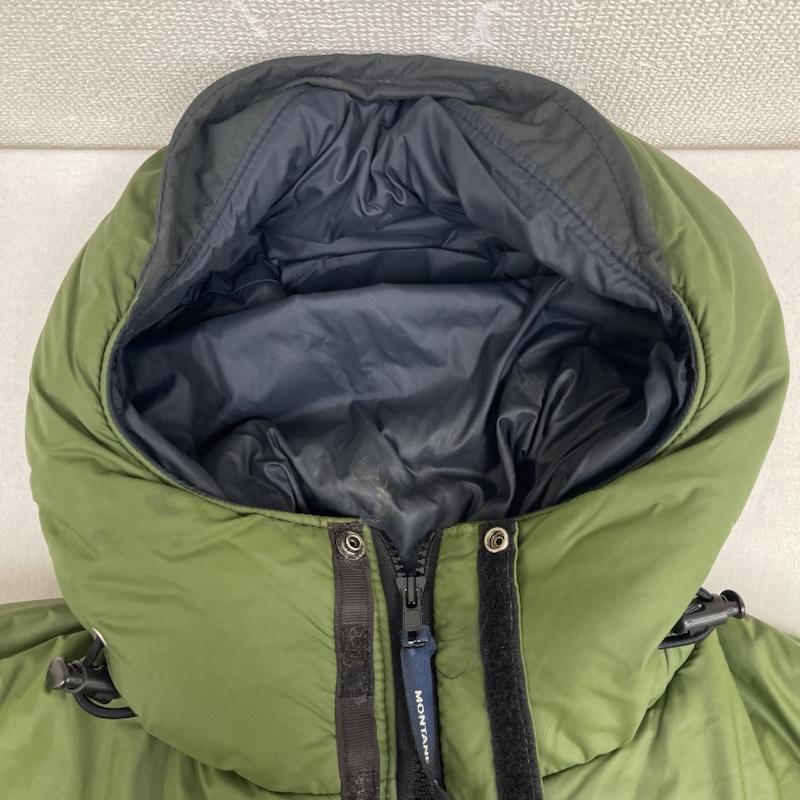 モンテイン MONTANE ジャケット、上着 ダウンジャケット PERTEX ナイロン ジップアップ ダウン ジャケット カーキオリーブ / カーキオリーブ / メンズ USED 古着 中古 50156280