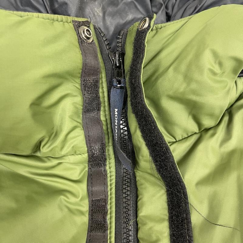 モンテイン MONTANE ジャケット、上着 ダウンジャケット PERTEX ナイロン ジップアップ ダウン ジャケット カーキオリーブ / カーキオリーブ / メンズ USED 古着 中古 50156280