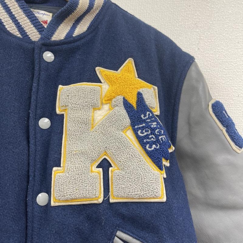 古着 USED ジャケット、上着 ジャンパー、ブルゾン BUTWIN USA製 スタジアム ジャンパー Pure TENNIS TEAM ロゴ 刺繍 38 紺 / ネイビー / navy メンズ USED 古着 中古 50156283