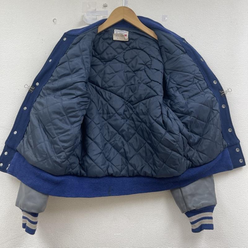 古着 USED ジャケット、上着 ジャンパー、ブルゾン BUTWIN USA製 スタジアム ジャンパー Pure TENNIS TEAM ロゴ 刺繍 38 紺 / ネイビー / navy メンズ USED 古着 中古 50156283